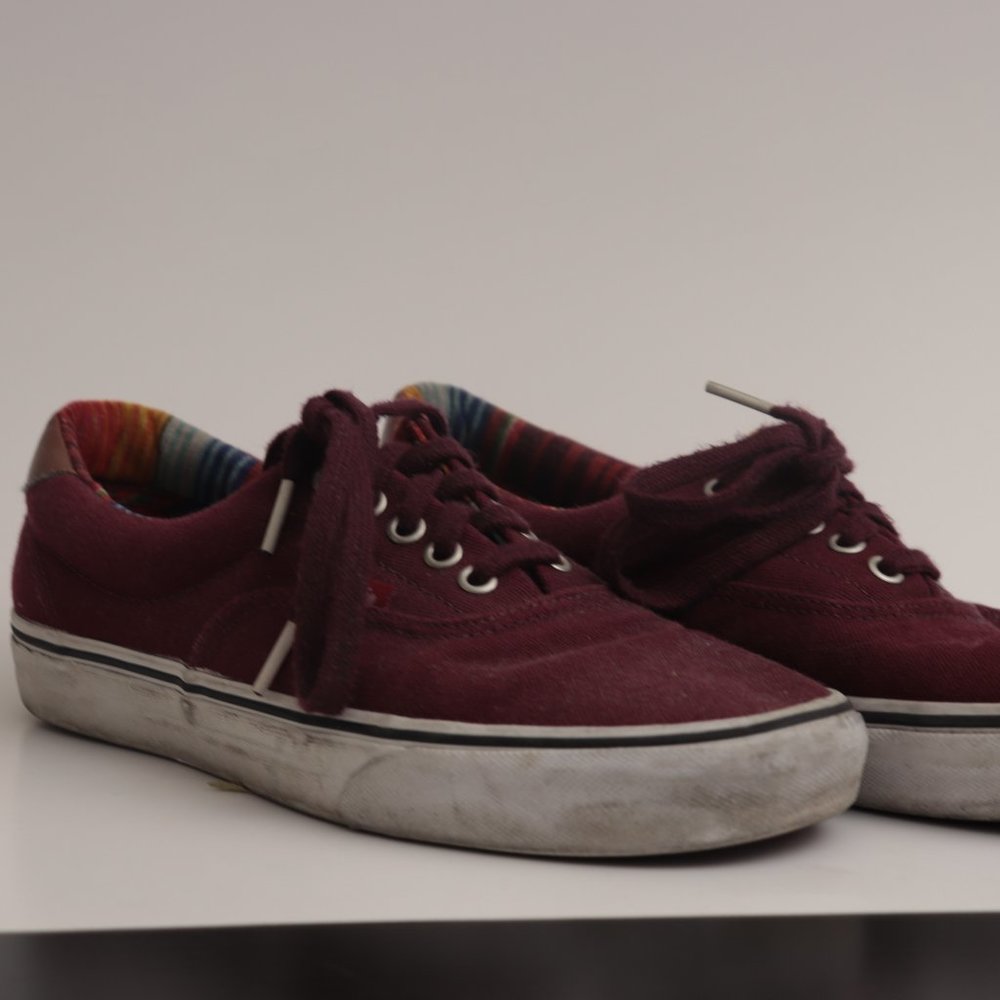 Mahogany/Burgundy Vans (SZ8)